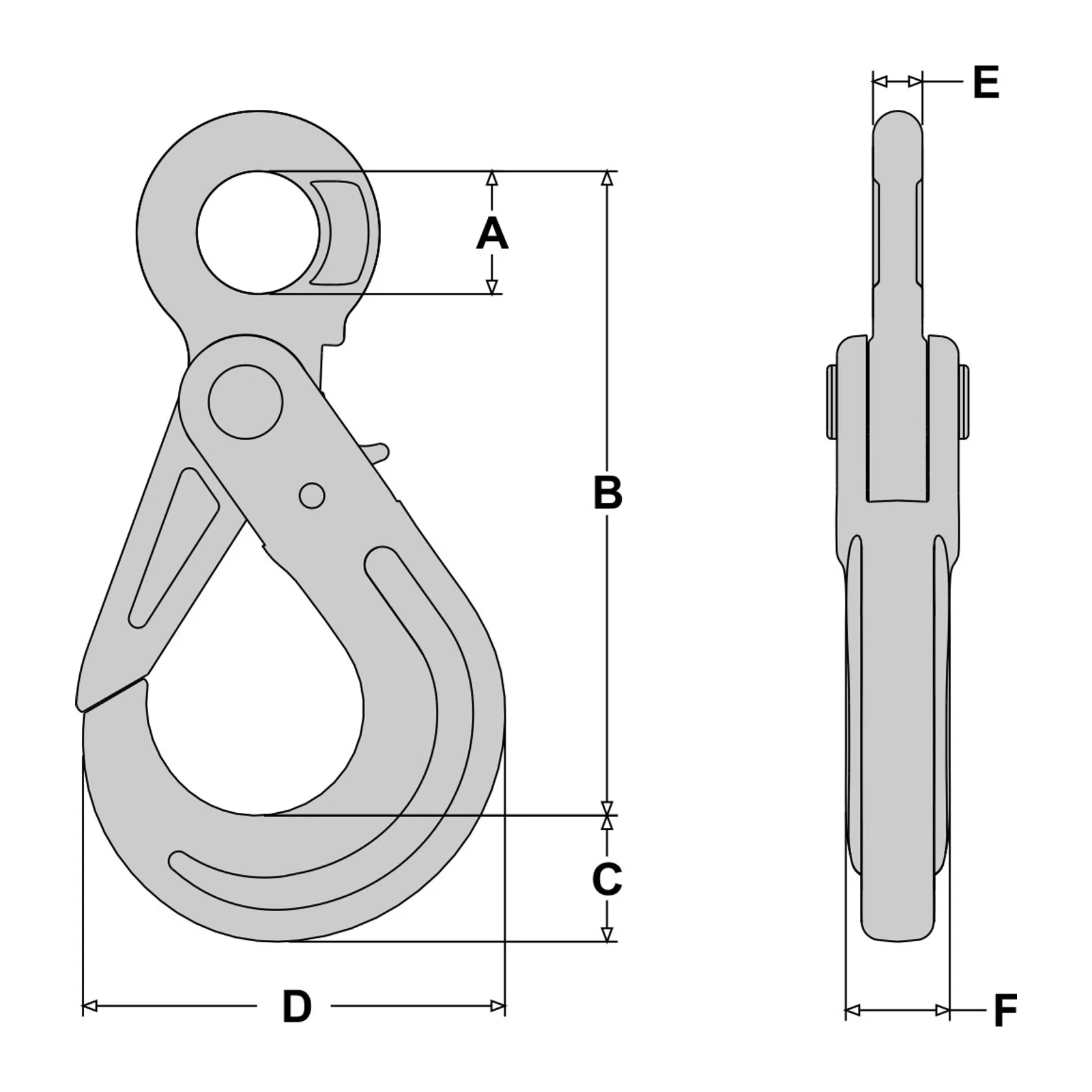 LH 10 Stainless Steel Lifting Hook