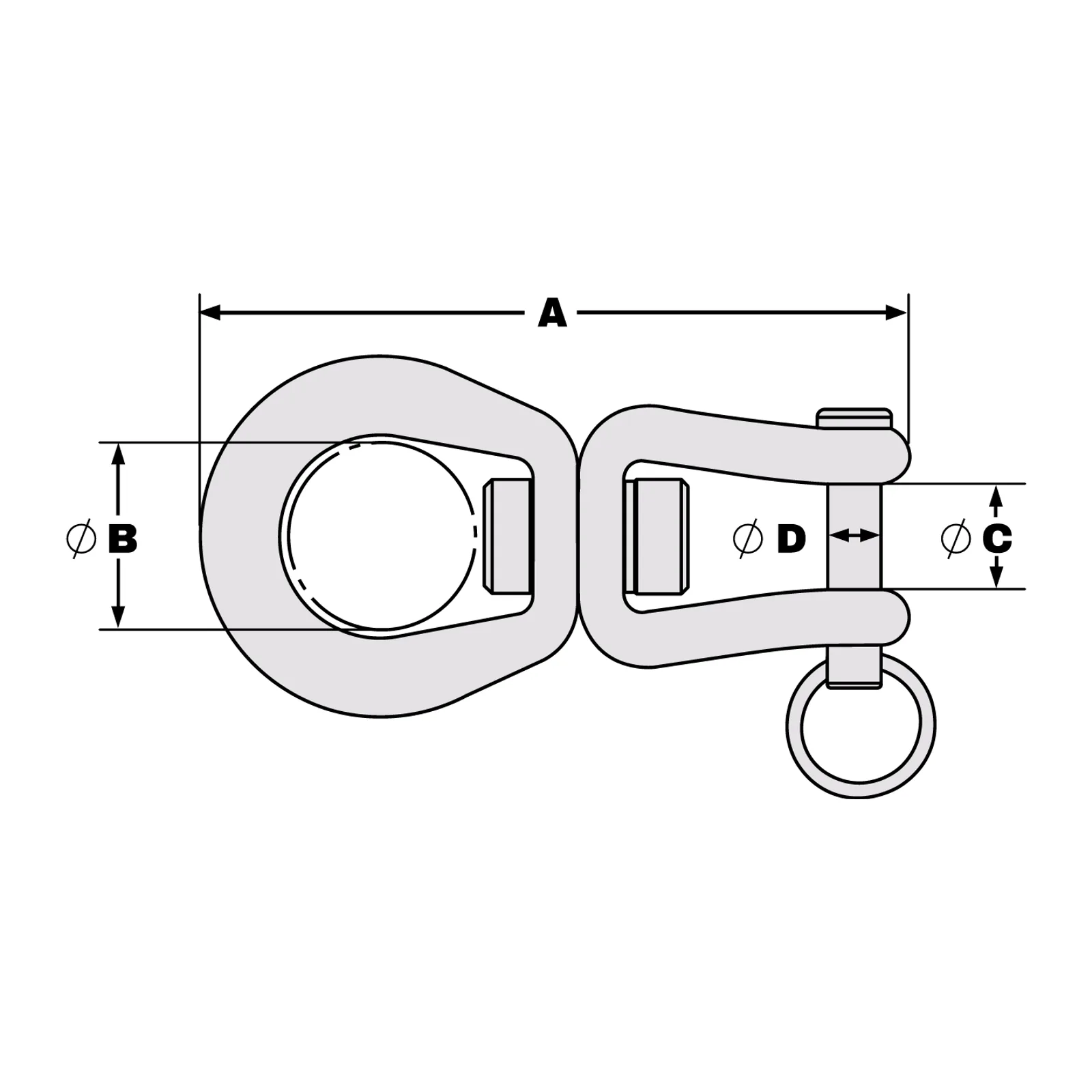 Large Bail/ Clevis Bail Swivels