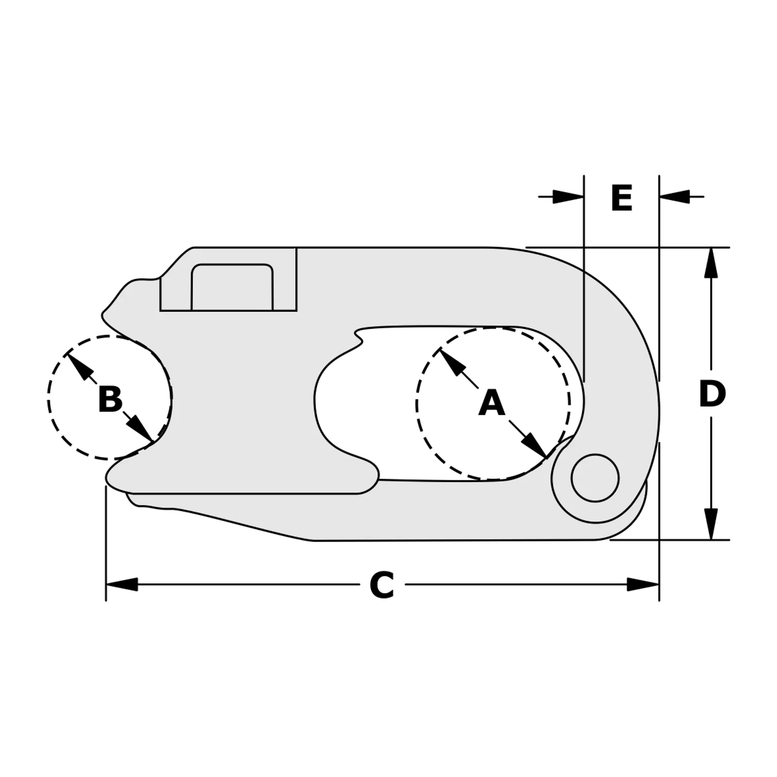 Press Lock Sr Snap Shackle